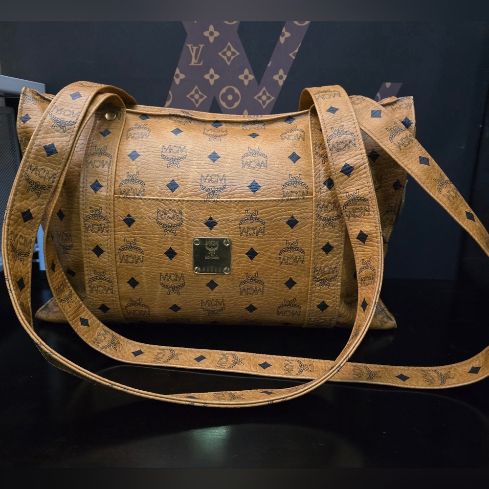 MCM visetos shopper tote